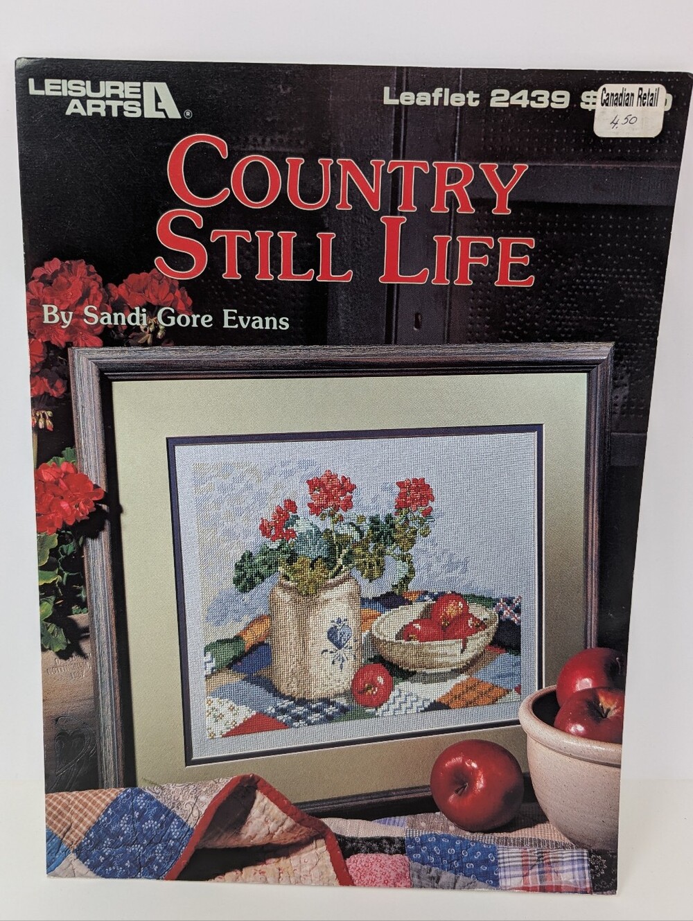 Cross Stitch Country Still Life Leisure Arts Leaflet 2439